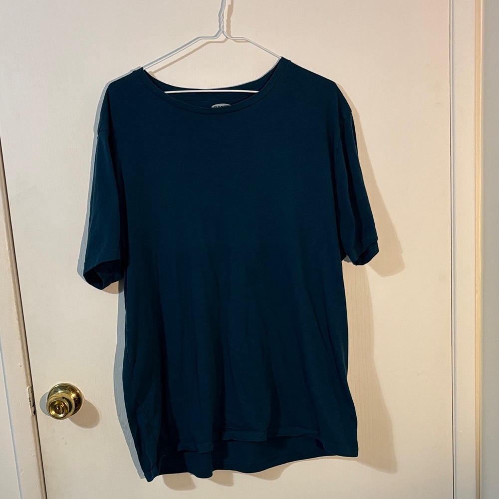 Old Navy Men’s XL Dark Teal Blue-Green T-Shirt